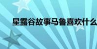 星露谷故事馬魯喜歡什么?丸婚姻指南