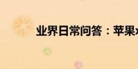 業界日常問答:蘋果x怎么錄屏