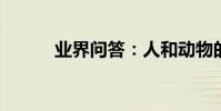 業界問答:人和動物的童話故事