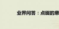 業界問答:點綴的意思是什么