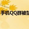 手機QQ群被禁 如何強制演講其實是一種方式