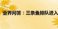 業界問答:三條魚排隊進入打一成語的答案