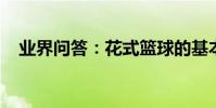 業界問答:花式籃球的基本動作技巧盤點
