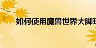 如何使用魔獸世界大腳珠寶管理教程