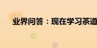 業界問答:現在學習茶道需要多少費用