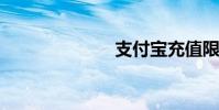 支付寶充值限額