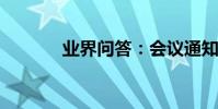 業界問答:會議通知書怎么寫