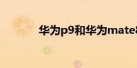 華為p9和華為mate8哪個好?
