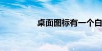 桌面圖標有一個白色方框