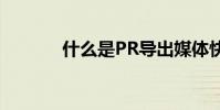 什么是PR導出媒體快捷方式?