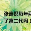張嘉倪每年兩億零花錢是真的么（張嘉倪嫁給了富二代嗎）