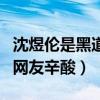 沈煜倫是黑道嗎（與沈肯尼終于修成正果看的網友辛酸）