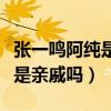 張一鳴阿純是同一個人嗎（長相相似的兩個人是親戚嗎）