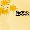 勝怎么組詞（漢字勝怎么組詞）