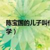 陳寶國的兒子叫什么（曾在兒子成年后送到國外讓他勤工儉學）