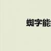 蜘字能組什么詞（蜘主要組詞）