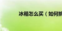 冰箱怎么買(如何挑選冰箱)