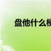 盤他什么梗（網上說的盤他什么意思）