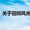 關于田園風光的古詩（5首田園風光的古詩）