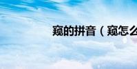 窺的拼音(窺怎么組詞)