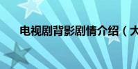 電視劇背影劇情介紹(大家可以看看)