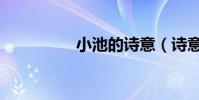 小池的詩意(詩意介紹)