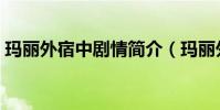瑪麗外宿中劇情簡介(瑪麗外宿中劇情概要)