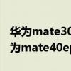 華為mate30epro和華為mate40pro區別 華為mate40epro和mate30epro的區別 