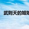 武則天的姐姐是誰（武則天的姐姐是武順）