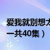 愛我就別想太多多少集一共（愛我就別想太多一共40集）
