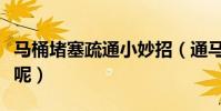 馬桶堵塞疏通小妙招(通馬桶需要用什么材料呢)
