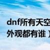 dnf所有天空套外觀（擁有DNF所有的天空套外觀都有誰）