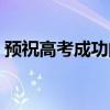 預祝高考成功的暖心話（祝高考成功的語句）