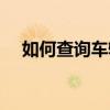 如何查詢車輛違章記錄（具體操作步驟）