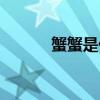 蟹蟹是什么意思（蟹蟹的意思）