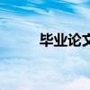 畢業論文工作總結（針對畢業生）