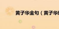 黃子華金句(黃子華經典語錄)