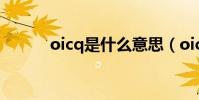 oicq是什么意思(oicq的意思)