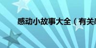 感動小故事大全(有關感動的故事)