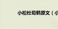 小松杜荀鶴原文(小松講解)