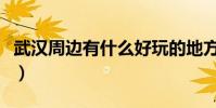 武漢周邊有什么好玩的地方(武漢可以去哪玩)