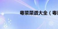 粵菜菜譜大全(粵菜菜譜)