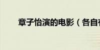 章子怡演的電影(各自有什么特色)