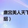 唐宮美人天下劇情簡介（唐宮美人天下劇情介紹）