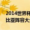 2014世界杯哥倫比亞陣型 2014世界杯哥倫比亞陣容大全 