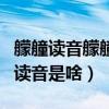 艨艟讀音艨艟的讀音是什么（艨艟讀音艨艟的讀音是啥）