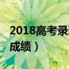 2018高考錄取成績查詢（2018高考成績錄取成績）