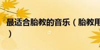 最適合胎教的音樂(胎教用哪些音樂比較好呢)