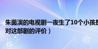 朱茵演的電視劇一夜生了10個小孩是什么劇(了解一下大家對這部劇的評價)