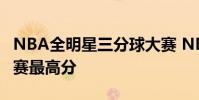 NBA全明星三分球大賽 NBA全明星三分球大賽最高分